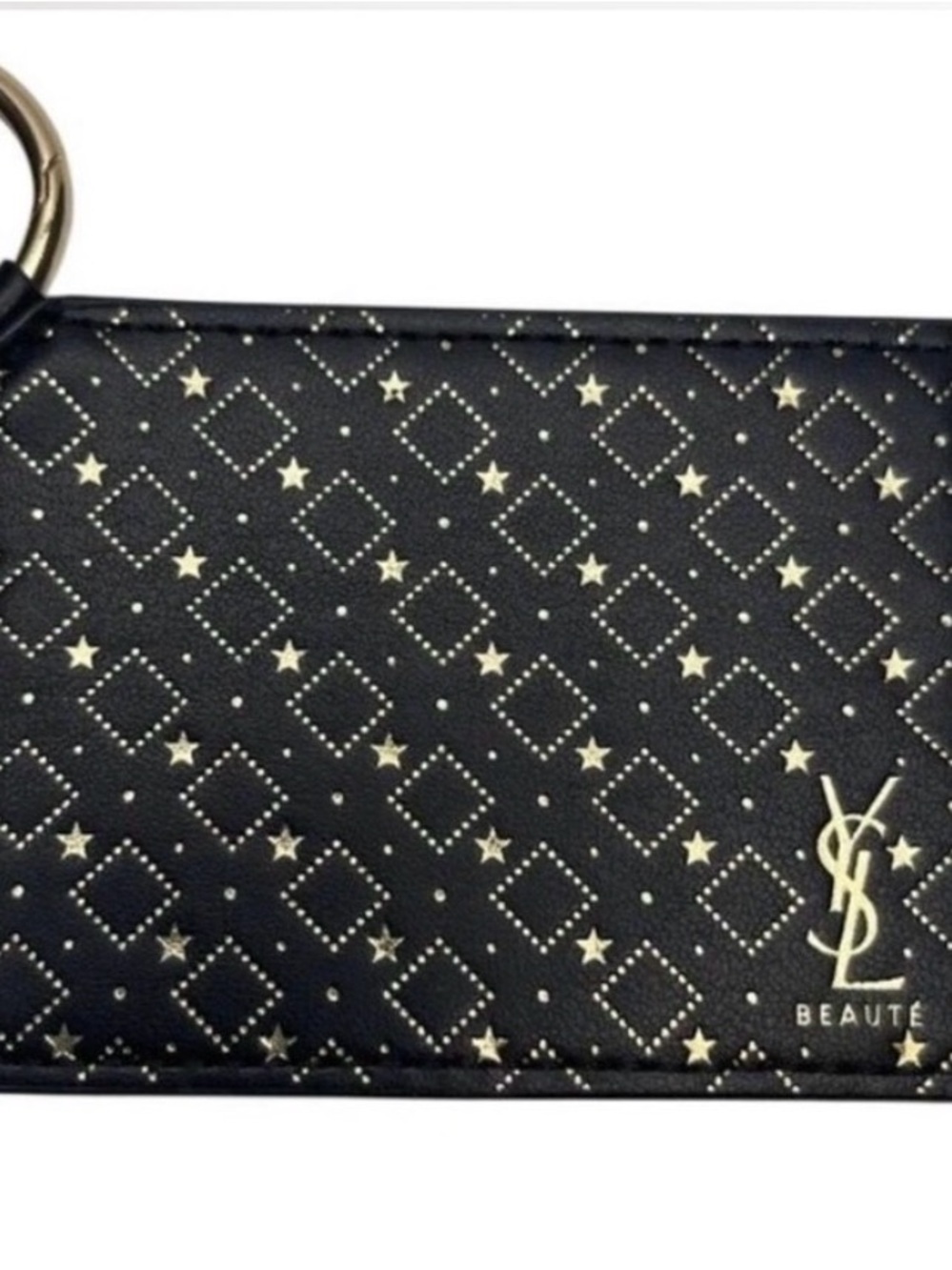 NWT YSL Limited Edition Black Holiday Keyring and Mirror duo